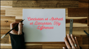 discussion section vs conclusion section