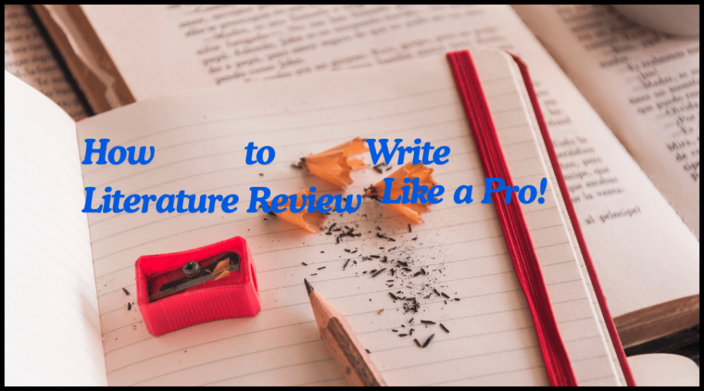 how to write a literature review